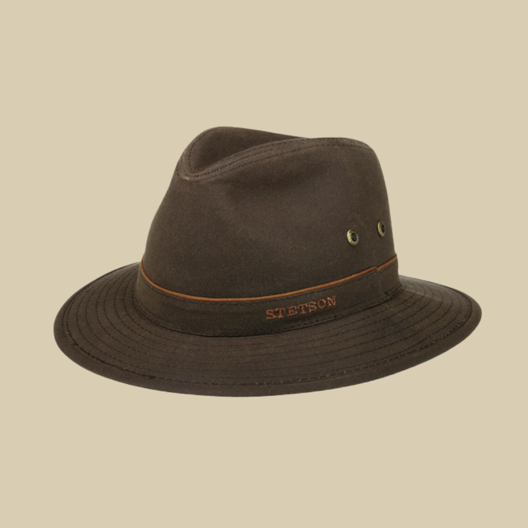 Chapeau coton ciré Traveller Stetson