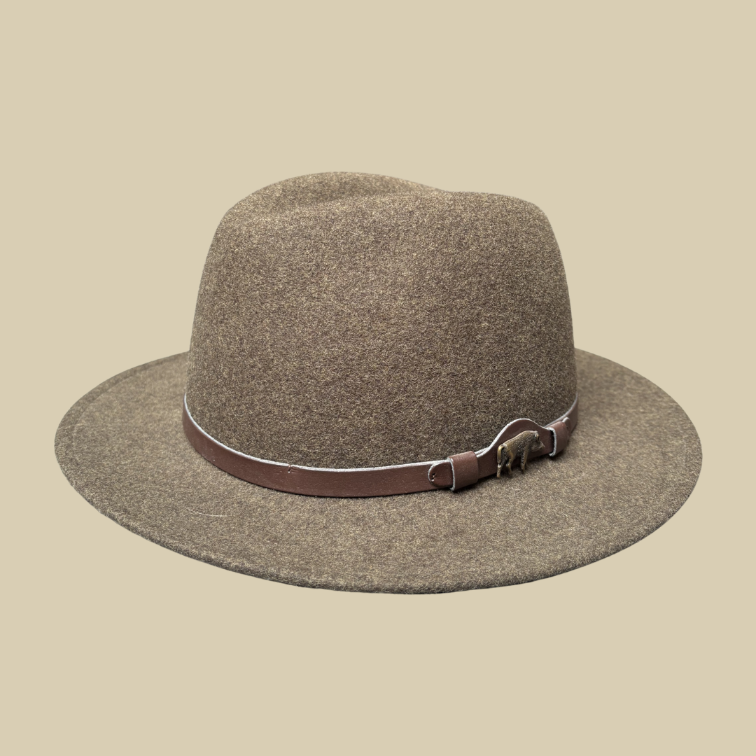 Chapeau Feutre Vert Sanglier